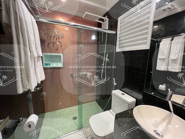 Flat Perfeito - Amarilis Riviera São Lourenço 112 quarto fam