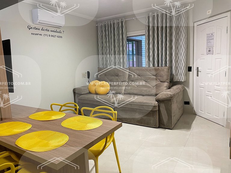 Flat Perfeito - Amarilis Riviera São Lourenço 214 quarto fam