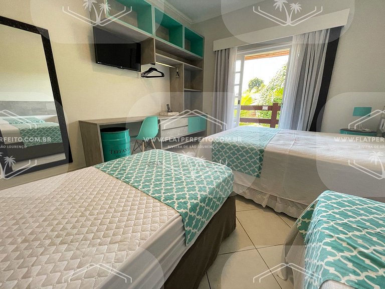 Flat Perfeito - Amarilis Riviera São Lourenço 231 duplex