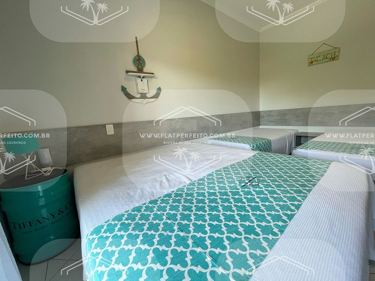 Flat Perfeito - Amarilis Riviera São Lourenço 231 duplex