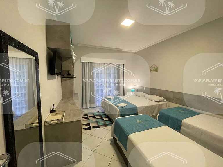 Flat Perfeito - Amarilis Riviera São Lourenço 231 duplex