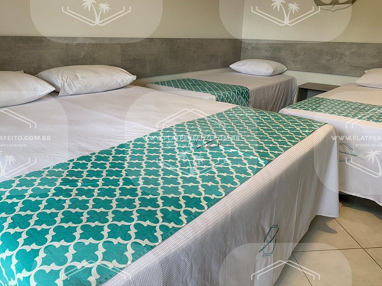 Flat Perfeito - Amarilis Riviera São Lourenço 231 duplex