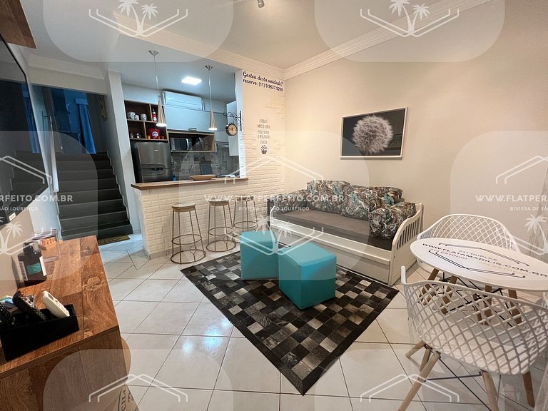 Flat Perfeito - Amarilis Riviera São Lourenço 231 duplex