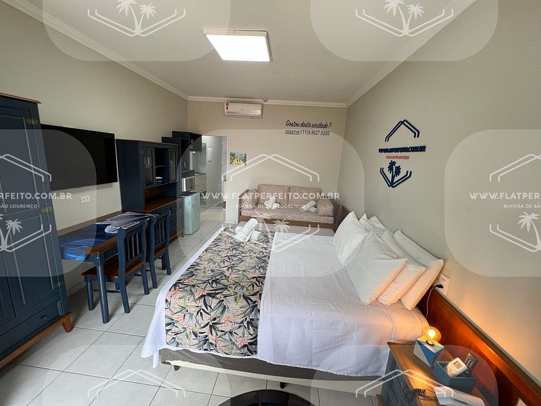 Flat Perfeito - Amarilis Riviera São Lourenço 306 suíte deco