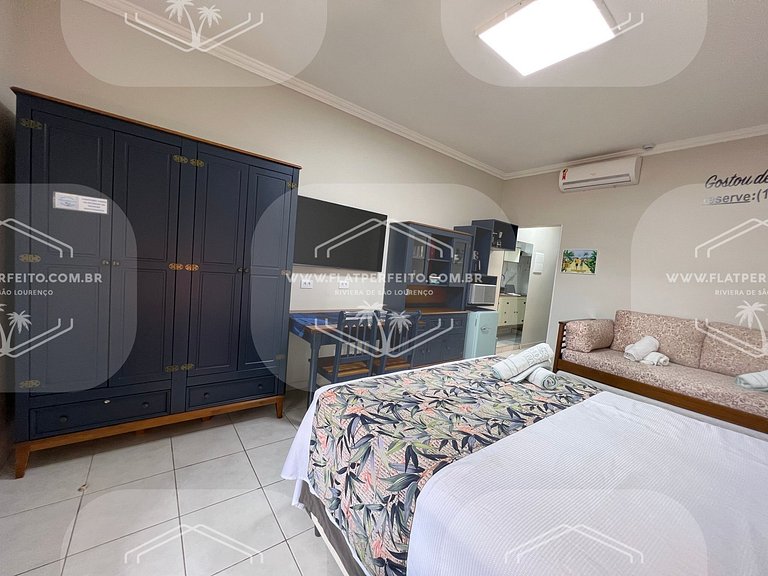 Flat Perfeito - Amarilis Riviera São Lourenço 306 suíte deco