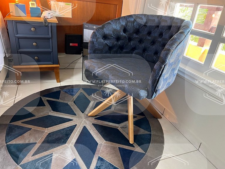Flat Perfeito - Amarilis Riviera São Lourenço 306 suíte deco