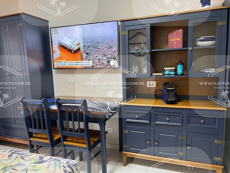 Flat Perfeito - Amarilis Riviera São Lourenço 306 suíte deco