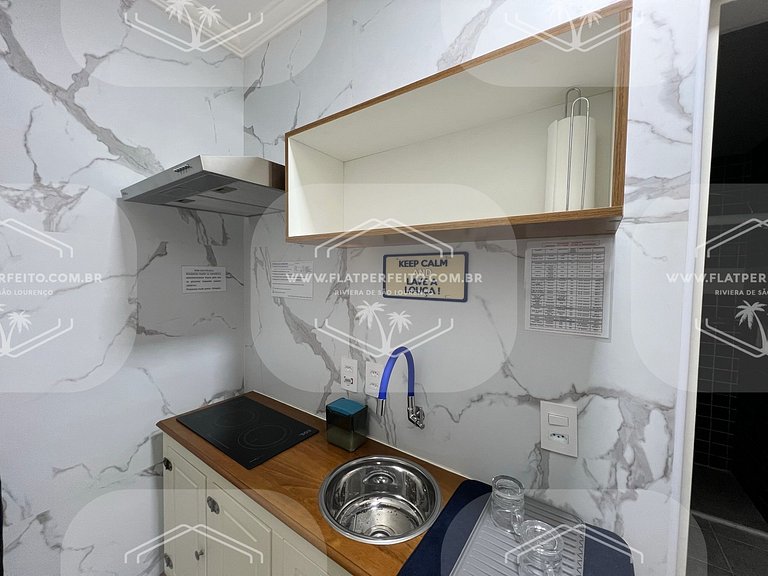 Flat Perfeito - Amarilis Riviera São Lourenço 306 suíte deco