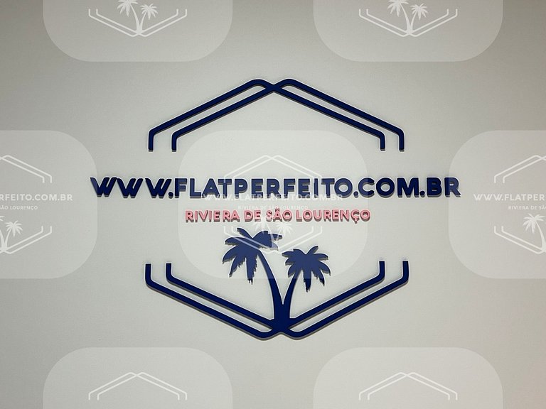 Flat Perfeito - Amarilis Riviera São Lourenço 306 suíte deco