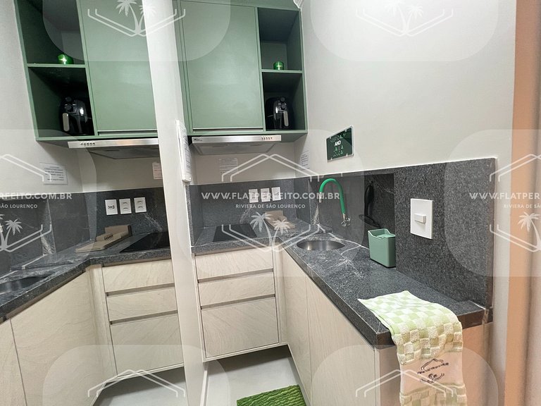 Flat Perfeito - Amarilis Riviera São Lourenço 310 suíte com
