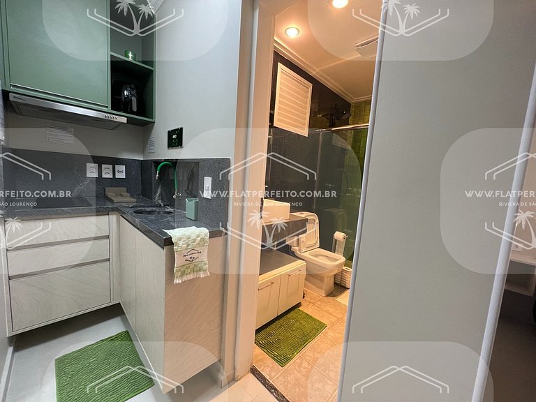 Flat Perfeito - Amarilis Riviera São Lourenço 310 suíte com