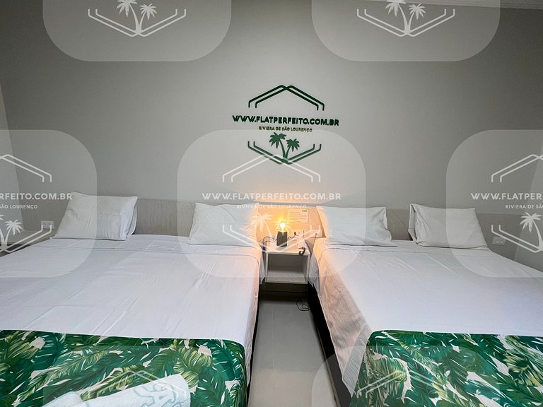 Flat Perfeito - Amarilis Riviera São Lourenço 310 suíte com