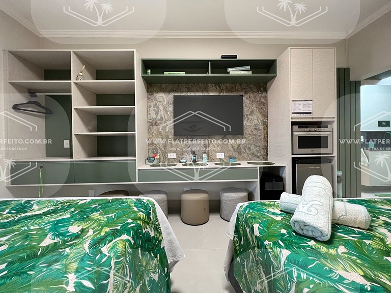 Flat Perfeito - Amarilis Riviera São Lourenço 310 suíte com