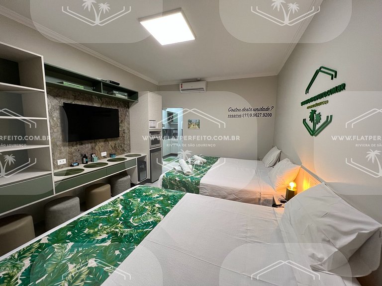 Flat Perfeito - Amarilis Riviera São Lourenço 310 suíte com