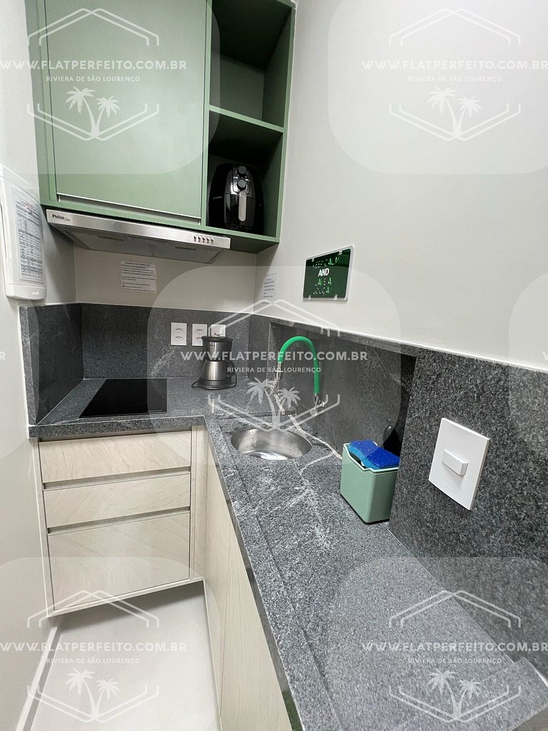 Flat Perfeito - Amarilis Riviera São Lourenço 310 suíte com