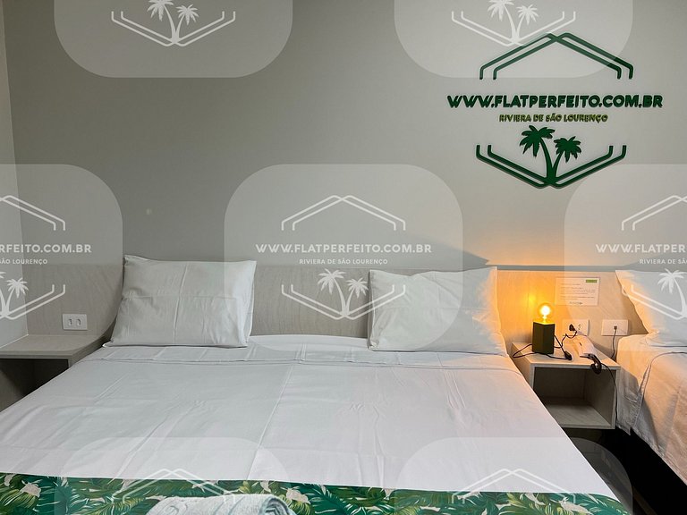 Flat Perfeito - Amarilis Riviera São Lourenço 310 suíte com