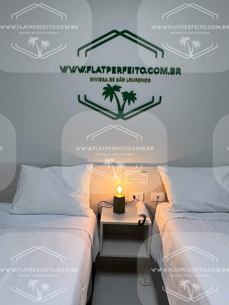 Flat Perfeito - Amarilis Riviera São Lourenço 310 suíte com