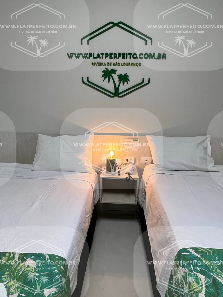Flat Perfeito - Amarilis Riviera São Lourenço 310 suíte com