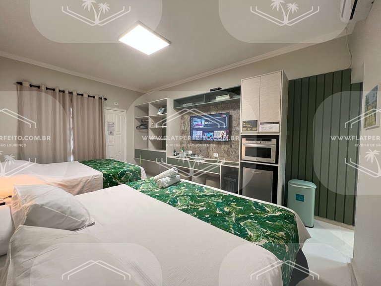 Flat Perfeito - Amarilis Riviera São Lourenço 310 suíte com