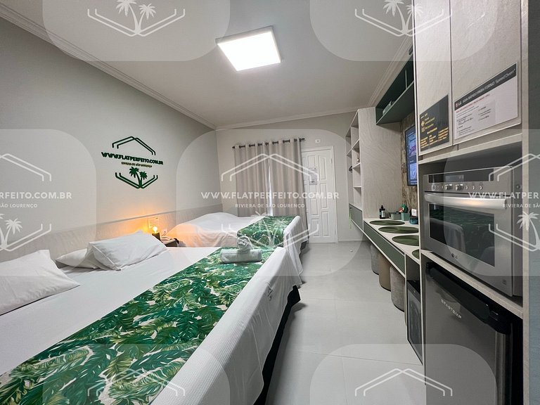 Flat Perfeito - Amarilis Riviera São Lourenço 310 suíte com