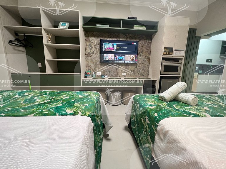 Flat Perfeito - Amarilis Riviera São Lourenço 310 suíte com