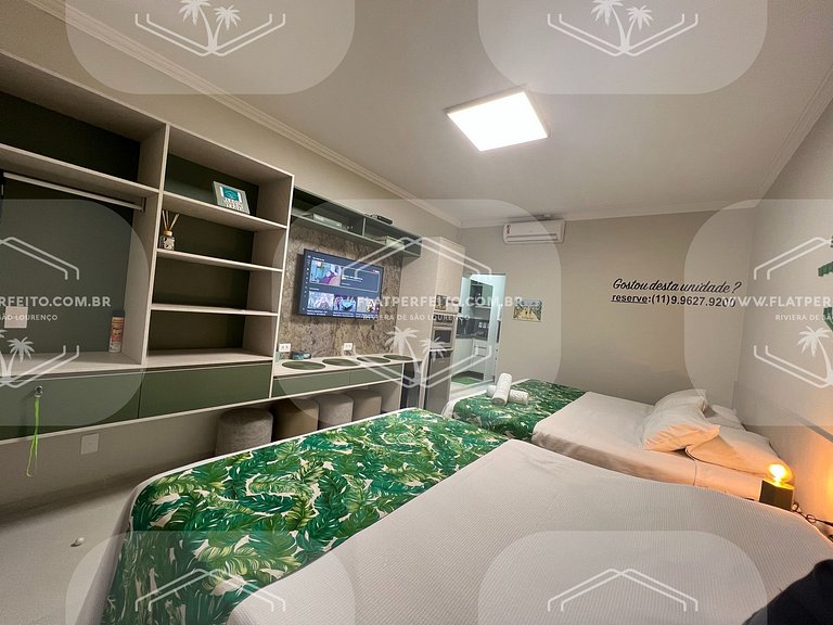 Flat Perfeito - Amarilis Riviera São Lourenço 310 suíte com