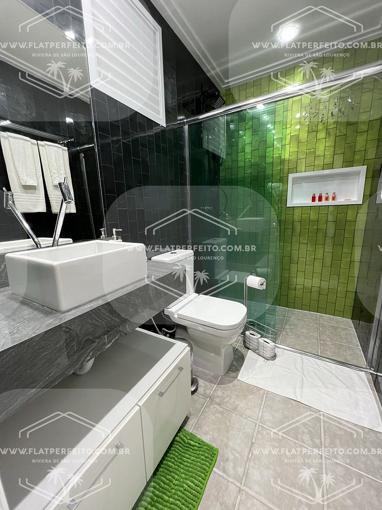 Flat Perfeito - Amarilis Riviera São Lourenço 310 suíte com