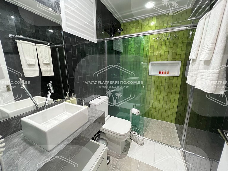 Flat Perfeito - Amarilis Riviera São Lourenço 310 suíte com