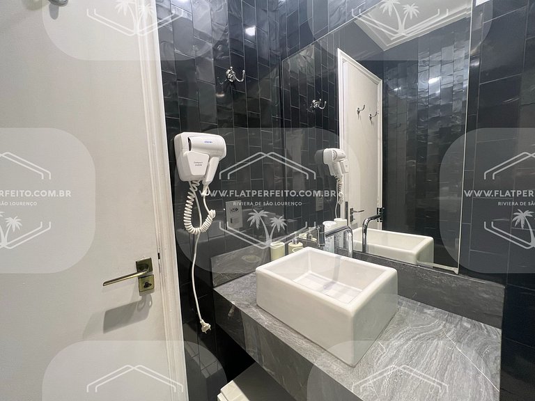 Flat Perfeito - Amarilis Riviera São Lourenço 310 suíte com