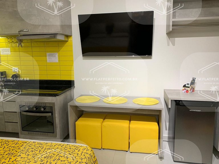 Flat Perfeito - Amarilis Riviera São Lourenço 324 suíe com c
