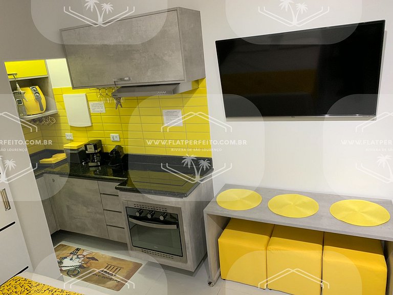 Flat Perfeito - Amarilis Riviera São Lourenço 324 suíte com