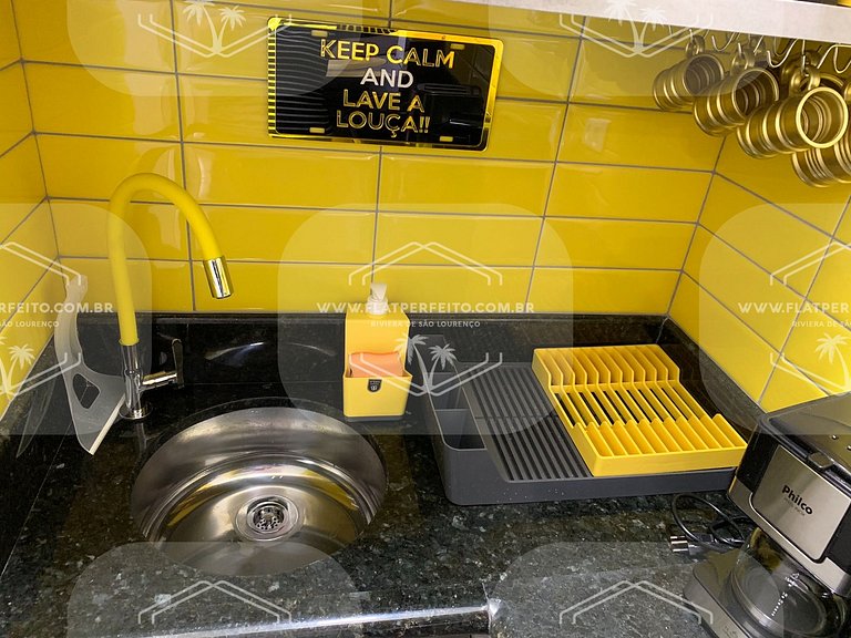 Flat Perfeito - Amarilis Riviera São Lourenço 324 suíte com