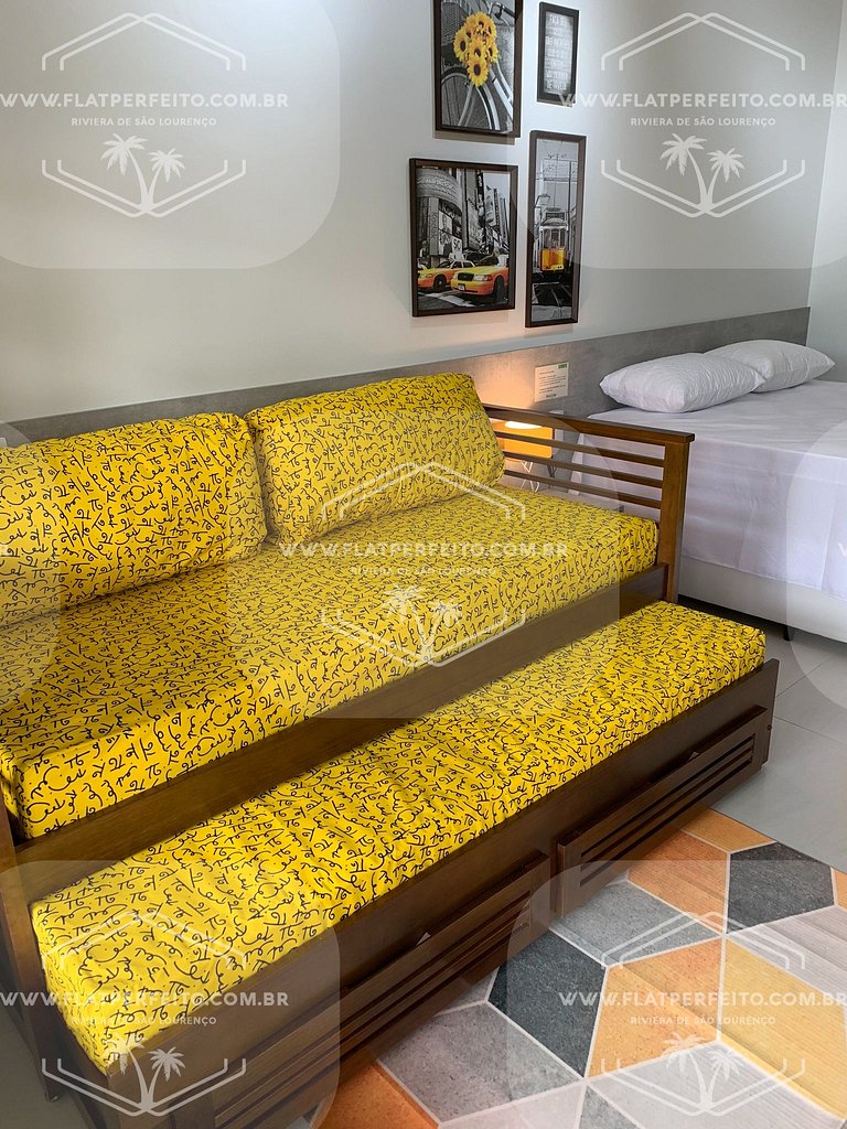 Flat Perfeito - Amarilis Riviera São Lourenço 324 suíe com c