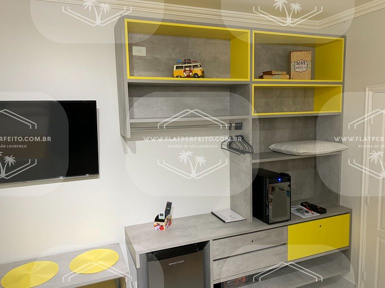 Flat Perfeito - Amarilis Riviera São Lourenço 324 suíte com