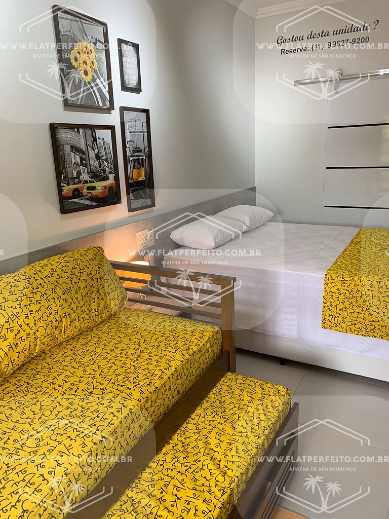 Flat Perfeito - Amarilis Riviera São Lourenço 324 suíte com