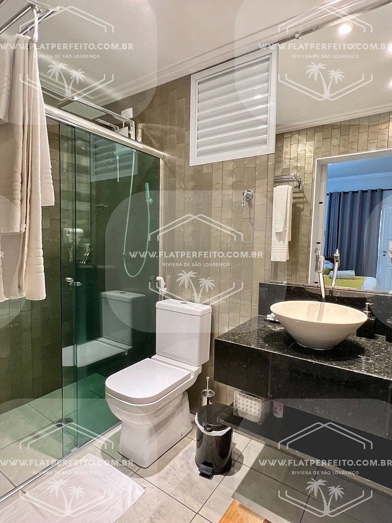 Flat Perfeito - Amarilis Riviera São Lourenço 324 suíte com