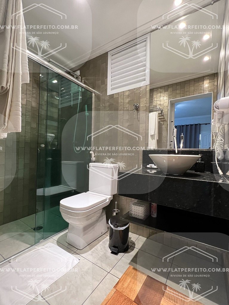 Flat Perfeito - Amarilis Riviera São Lourenço 324 suíte com