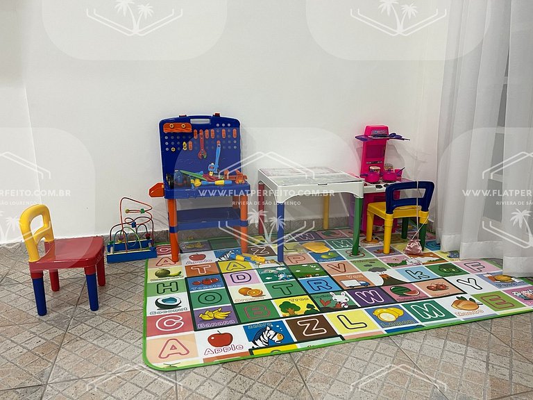 Flat Perfeito - Amarilis Riviera São Lourenço 314 suíte cama