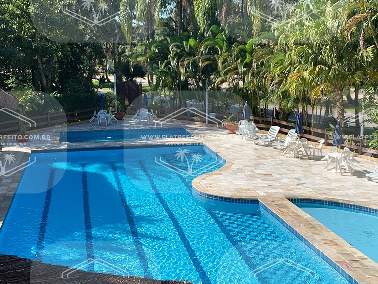 Flat Perfeito - Amarilis Riviera São Lourenço 324 suíte com