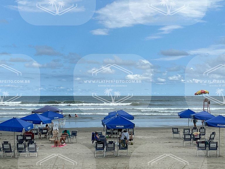 Flat Perfeito - Amarilis Riviera São Lourenço 314 suíte cama