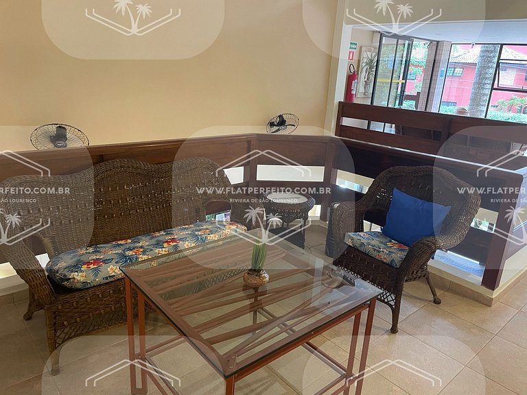 Flat Perfeito - Amarilis Riviera São Lourenço 324 suíte com